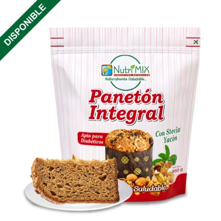 Paneton Integral c/ Stevia y Miel de Yacon Bolsa 850gr